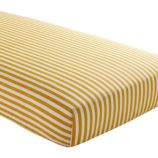 Crib Fitted Sheet (Yellow Stripe)